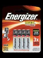 energizer max battery e92bp4tn aaa pack of 4